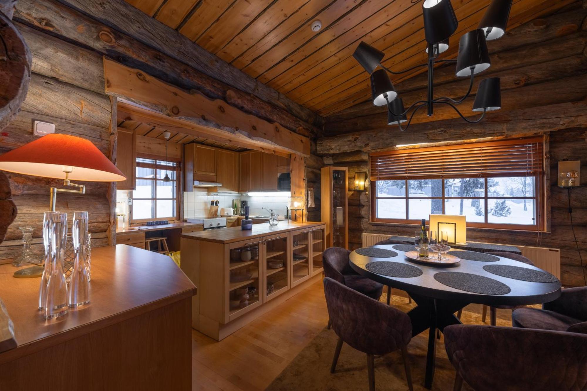 Kuukkeli Log Houses Teerenpesae - Premium Suite A48 Саариселькя Экстерьер фото